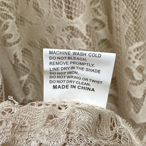 NWT Nude tan lace cardigan - Picture 6 of 10
